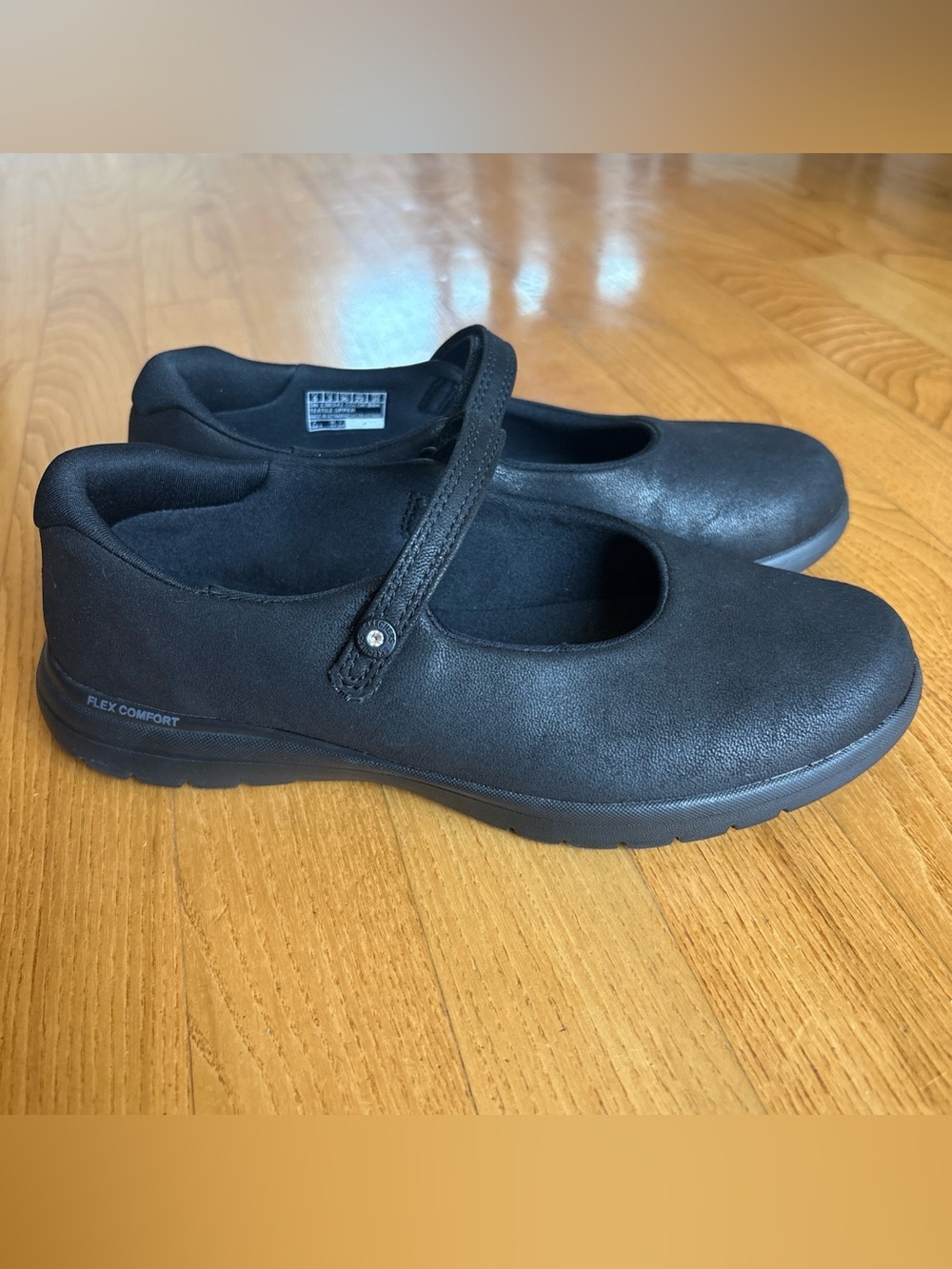 Skechers Shoes Sneakers On-The-Go Flex Whisper Flats black Mary Jane Womens Sz 6